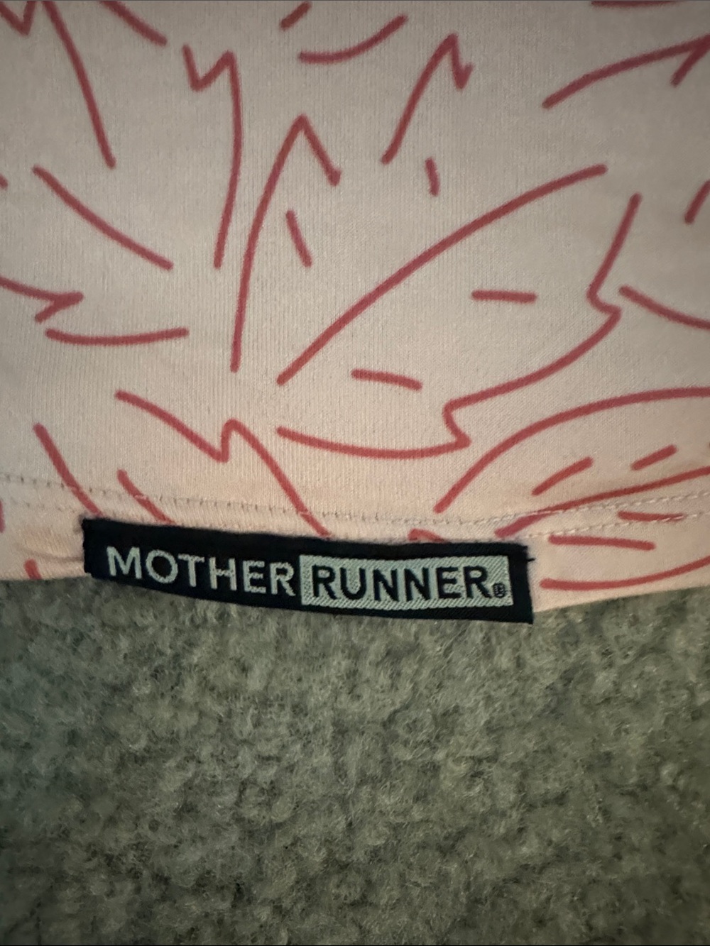 Rabbit Light Pink Patterned Racerback Size Small - Picture 4 of 4